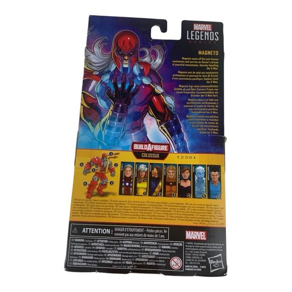 Marvel Legends Magneto Xmen Figure Box Build a figure Colossus in Red Blue - Picture 2 of 5